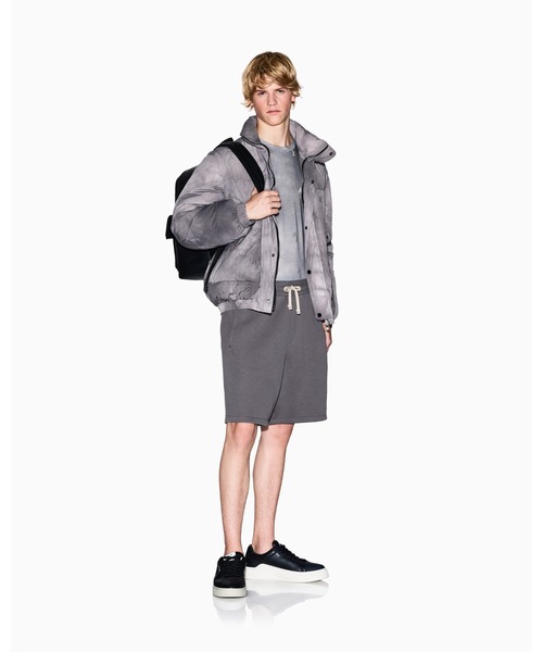 ARMANI EXCHANGE(アルマーニエクスチェンジ)の「【A|X アルマーニ エクスチェンジ】<ZOZO限定>CL ボンデッドピケ ハーフパンツ(その他パンツ・メンズ・チャコールグレー・LARGE/MEDIUM/SMALL/X-LARGE/X-SMALL)」の4枚目の写真