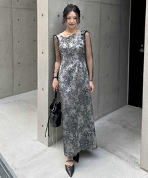 【LE’RURE / Dorry Doll】オケージョンドレス Pearl motif embroidery dressのドレス|Dorry Doll / LE'RURE