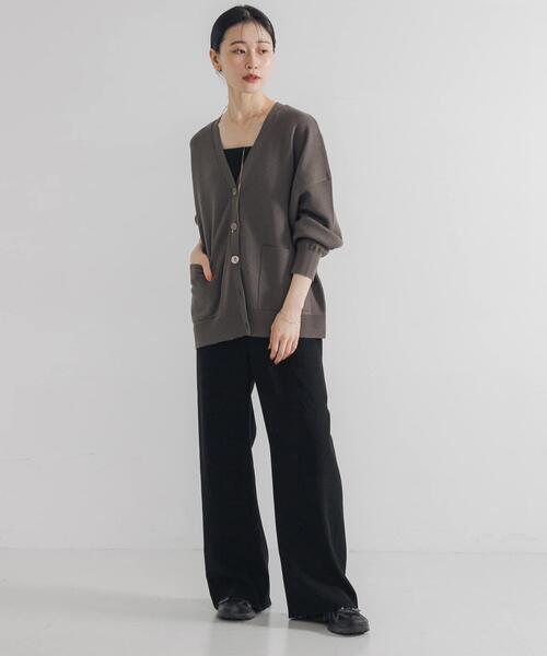 URBAN RESEARCH（アーバンリサーチ）の「ストレッチフレアイージーパンツ（その他パンツ・レディース・ブラック/チャコールグレー・36/40/38）」の16枚目の写真