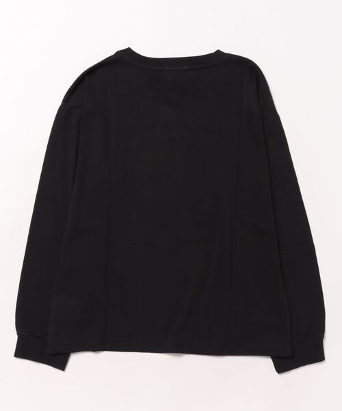 Right-on(ライトオン)の「【Refurbish】ロゴデザイン長袖Tシャツ(Tシャツ/カットソー・キッズ・ブルー/グリーン/オフホワイト/ブラック・130/140/150/160)」の5枚目の写真