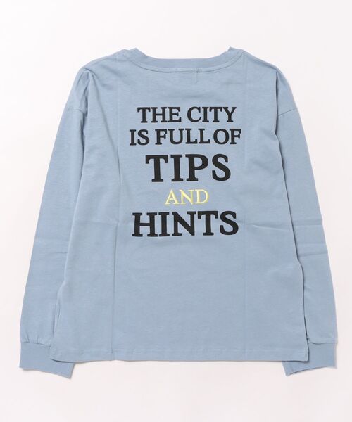 Right-on(ライトオン)の「【Refurbish】ロゴデザイン長袖Tシャツ(Tシャツ/カットソー・キッズ・ブルー/グリーン/オフホワイト/ブラック・130/140/150/160)」の6枚目の写真