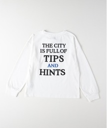 Right-on | 【Refurbish】ロゴデザイン長袖Ｔシャツ(Tシャツ/カットソー)