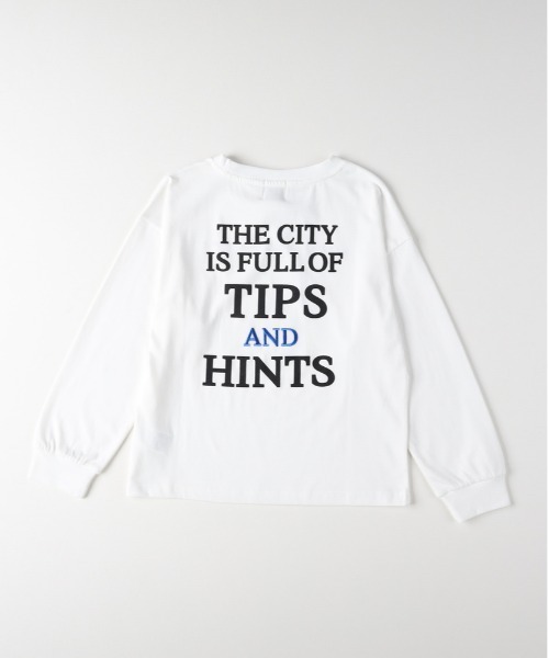 Right-on(ライトオン)の「【Refurbish】ロゴデザイン長袖Tシャツ(Tシャツ/カットソー・キッズ・ブルー/グリーン/オフホワイト/ブラック・130/140/150/160)」の2枚目の写真