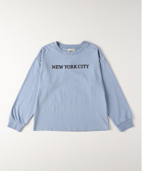 Right-on(ライトオン)の「【Refurbish】ロゴデザイン長袖Tシャツ(Tシャツ/カットソー・キッズ・ブルー/グリーン/オフホワイト/ブラック・130/140/150/160)」の9枚目の写真