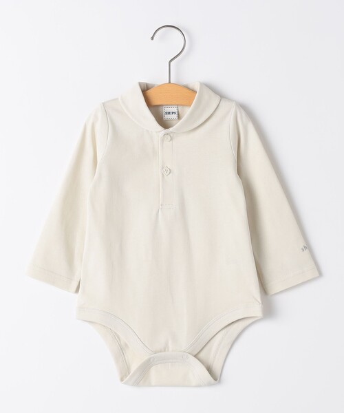 SHIPS(シップス)の「SHIPS KIDS:70~80cm /ニット セット ロンパース(ロンパース・キッズ・グレー/オフホワイト・70/80)」の3枚目の写真