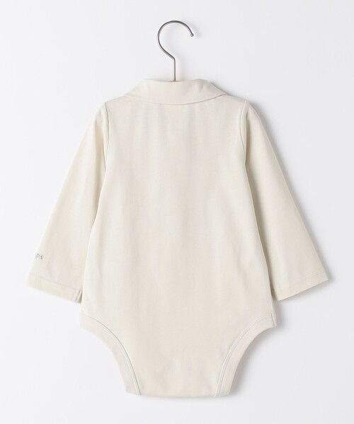 SHIPS(シップス)の「SHIPS KIDS:70~80cm /ニット セット ロンパース(ロンパース・キッズ・グレー/オフホワイト・70/80)」の4枚目の写真