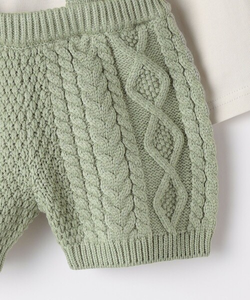 SHIPS(シップス)の「SHIPS KIDS:70~80cm /ニット セット ロンパース(ロンパース・キッズ・グレー/オフホワイト・70/80)」の11枚目の写真