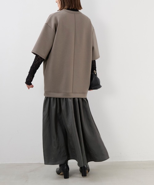 MICA&DEAL（マイカ＆ディール）の「カットドッキングワンピース（ワンピース・レディース・チャコールグレー/ブラック・FREE）」の19枚目の写真