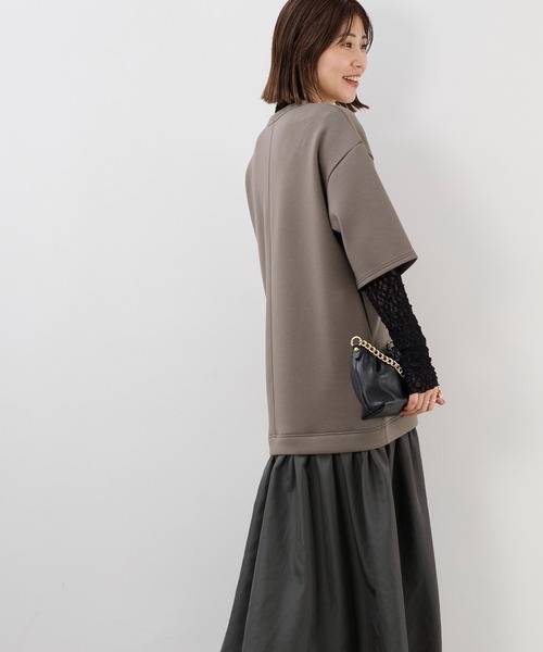 MICA&DEAL（マイカ＆ディール）の「カットドッキングワンピース（ワンピース・レディース・チャコールグレー/ブラック・FREE）」の20枚目の写真