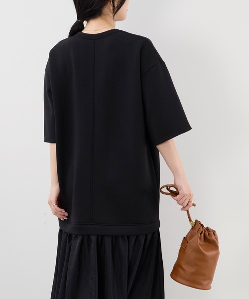 MICA&DEAL（マイカ＆ディール）の「カットドッキングワンピース（ワンピース・レディース・チャコールグレー/ブラック・FREE）」の7枚目の写真