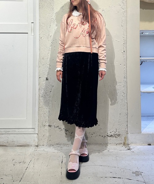 MILK（ミルク）の「Glossy ベロア スカート（スカート・レディース・A/C・FREE）」の6枚目の写真