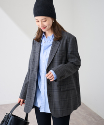 【新品タグ付】Spick&Spanグレンチェックテーラードジャケット36 Spick & Span|スピック アンド スパンのジャケット/アウター