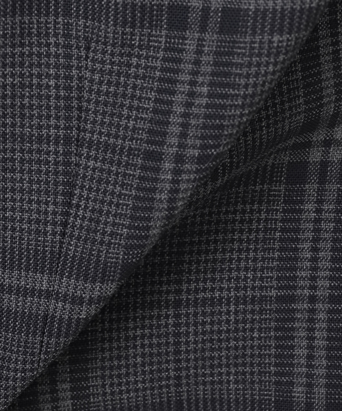 グレンチェックシングルジャケット（テーラードジャケット