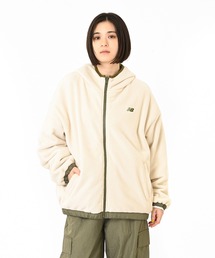 NEW BALANCE | リバーシブルボアジャケット(ブルゾン)