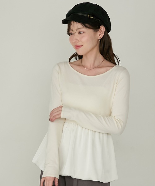 Cherir Mignon（シェリルミニョン）の「【Cherir Mignon】ベルトデザインキャスケット（キャスケット・レディース・ブラウン/ブラック/ベージュ・FREE）」の18枚目の写真