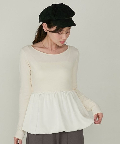 Cherir Mignon（シェリルミニョン）の「【Cherir Mignon】ベルトデザインキャスケット（キャスケット・レディース・ブラウン/ブラック/ベージュ・FREE）」の19枚目の写真