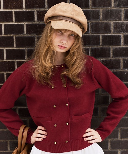 Cherir Mignon（シェリルミニョン）の「【Cherir Mignon】ベルトデザインキャスケット（キャスケット・レディース・ブラウン/ブラック/ベージュ・FREE）」の5枚目の写真