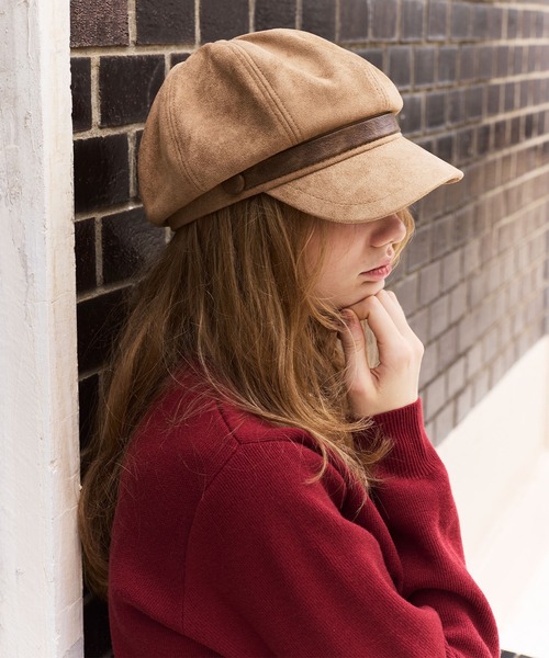 Cherir Mignon（シェリルミニョン）の「【Cherir Mignon】ベルトデザインキャスケット（キャスケット・レディース・ブラウン/ブラック/ベージュ・FREE）」の9枚目の写真