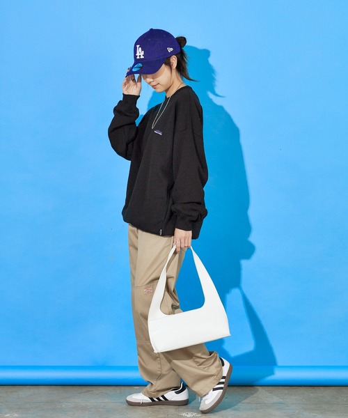 THOUSAND MILE（サウザンドマイル）の「THOUSAND MILE/サウザンドマイル DRAWCORD CREW NECK PULLOVER ラバーロゴ クルーネックスウェット（スウェット・メンズ・ブラック/ライトグレー/チャコール/ネイビー・XS/M/XL/L）」の17枚目の写真