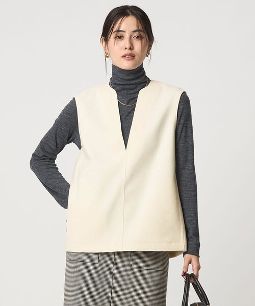 アッシュクジャージー Vネック ベスト ウォッシャブル（ベスト