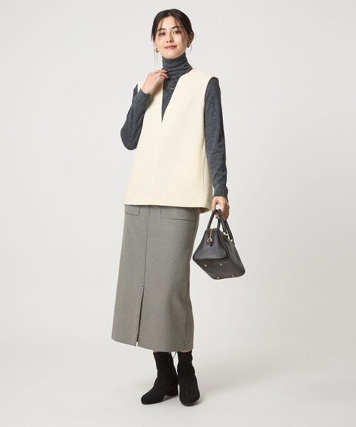 アッシュクジャージー Vネック ベスト ウォッシャブル（ベスト