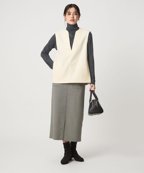 セール】アッシュクジャージー Vネック ベスト ウォッシャブル（ベスト