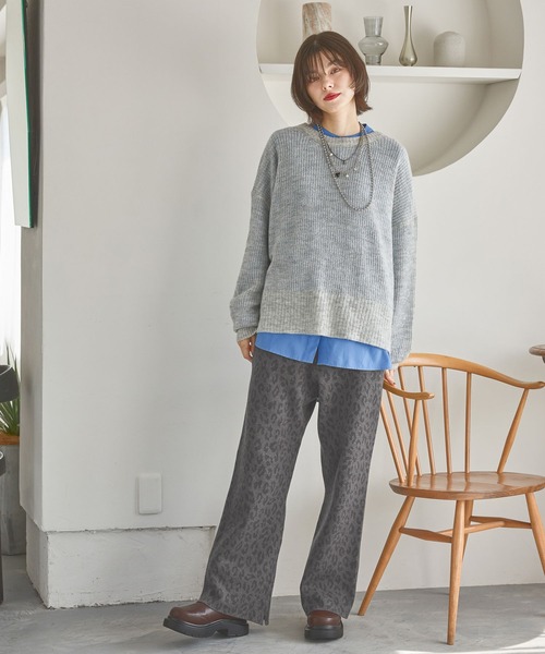 なめらかタッチニットパンツ（その他パンツ）｜niko and