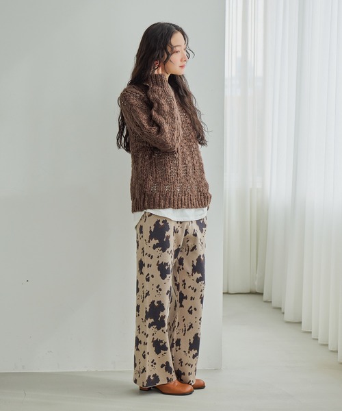 セール】なめらかタッチニットパンツ（その他パンツ）｜niko and