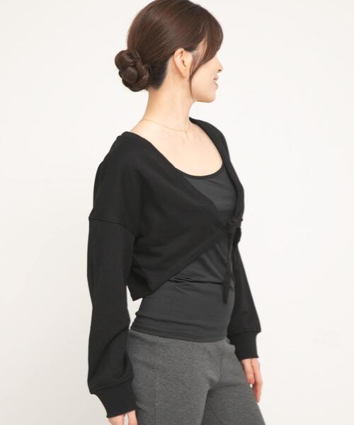 URBAN RESEARCH Sonny Label(アーバンリサーチサニーレーベル)の「SLAB Ribbon SweatCardigan(Tシャツ/カットソー・レディース・ブラック/グレー/ブラウン・FREE)」の12枚目の写真