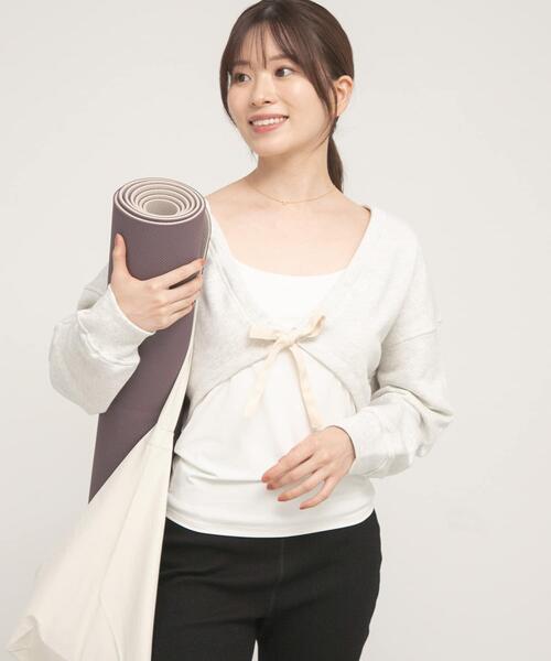 URBAN RESEARCH Sonny Label(アーバンリサーチサニーレーベル)の「SLAB Ribbon SweatCardigan(Tシャツ/カットソー・レディース・ブラック/グレー/ブラウン・FREE)」の17枚目の写真