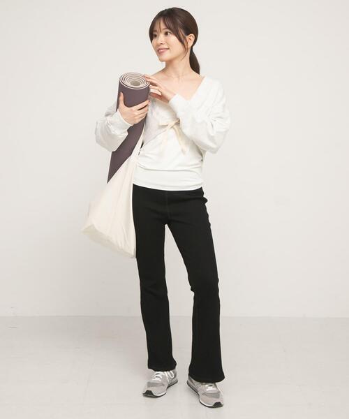 URBAN RESEARCH Sonny Label(アーバンリサーチサニーレーベル)の「SLAB Ribbon SweatCardigan(Tシャツ/カットソー・レディース・ブラック/グレー/ブラウン・FREE)」の21枚目の写真