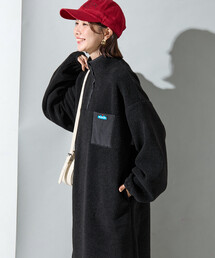 FREAK'S STORE（フリークスストア）の「限定展開 KAVU × FREAK'S STORE/カブー 別注 ボア ボタン ワンピース（ワンピース・レディース）」