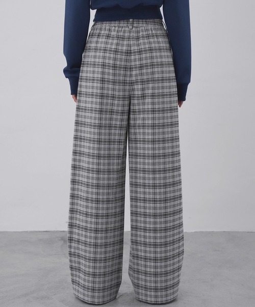 EIGHTHMONTH(エイスマンス)の「リラックスチェックパンツ EM25a086【EIGHTHMONTH】(その他パンツ・レディース・グレー・S/M/L)」の6枚目の写真