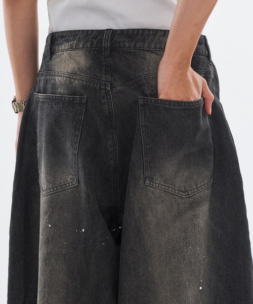 WISH FOR EVER(ウィッシュフォーエバー)の「【 3color / 3size 】ASSORT WIDE CURVE DENIM / アソートワイドカーブデニム(デニムパンツ・メンズ・インディゴブルー/ブラック/ライトブルー・MEDIUM/LARGE/SMALL)」の12枚目の写真