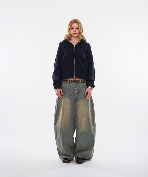 セール】【 3color / 3size 】ASSORT WIDE CURVE DENIM / アソート 