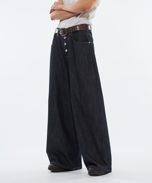 セール】【 3color / 3size 】ASSORT WIDE CURVE DENIM / アソート