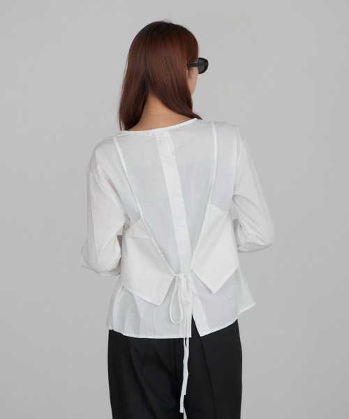 ROOPTOKYO（ループトウキョウ）の「ビスチェブラウストップス（シャツ/ブラウス・レディース・ホワイト・FREE）」の7枚目の写真