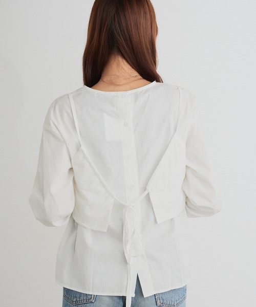 ROOPTOKYO（ループトウキョウ）の「ビスチェブラウストップス（シャツ/ブラウス・レディース・ホワイト・FREE）」の16枚目の写真