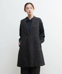 【LOURMARIN】ベルト付きロングジレ