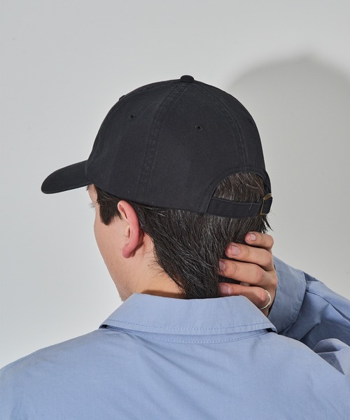 schott(ショット)の「【SCHOTT】ショット WASHED 6P CAP ユーズド加工 ロゴプレートキャップ ユニセックス SC155 CBS(キャップ・メンズ・ベージュ/ブラック/アイボリー・FREE)」の5枚目の写真