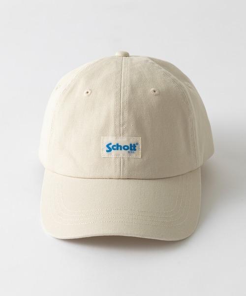 schott(ショット)の「【SCHOTT】ショット WASHED 6P CAP ユーズド加工 ロゴプレートキャップ ユニセックス SC155 CBS(キャップ・メンズ・ベージュ/ブラック/アイボリー・FREE)」の16枚目の写真