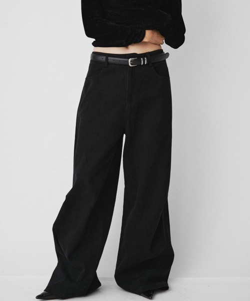 セール】Side Tuck Wide Pants / サイドタックワイドパンツ