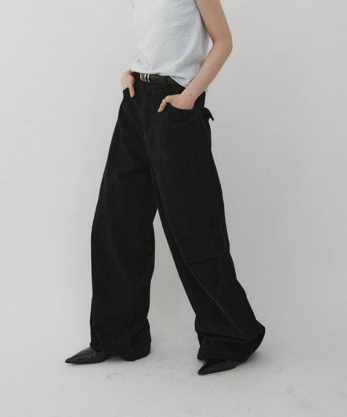 Side Tuck Wide Pants / サイドタックワイドパンツ（チノパンツ