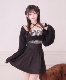 Pal elfy（パルエルフィー）の「ハシゴレースアンサンブルニット