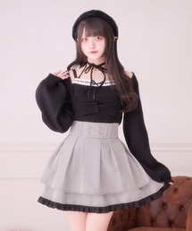 Pal elfy（パルエルフィー）の「ハシゴレースアンサンブルニット（ニット/セーター）」