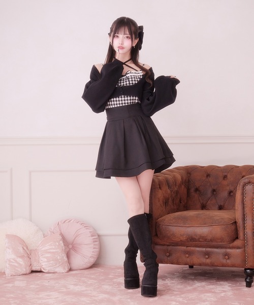 完売品✨️ハシゴレースアンサンブルニット Pal elfy ハシゴレースアンサンブルニット（ニット/セーター）｜Pal elfy（パル