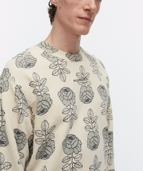 marimekko（マリメッコ）の「【kioski】 Loisto Vihkiruusu / shirt（スウェット・レディース・ベージュ・X-SMALL/SMALL/MEDIUM）」の4枚目の写真