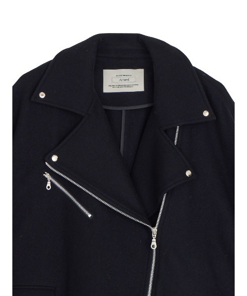 Ameri（アメリ）の「WOOL RIDERS COAT（ピーコート・レディース・アイボリー/ブラック・FREE）」の13枚目の写真