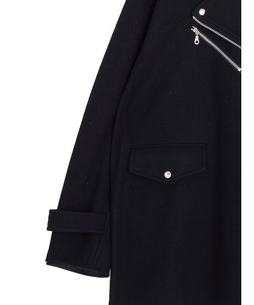 Ameri（アメリ）の「WOOL RIDERS COAT（ピーコート・レディース・アイボリー/ブラック・FREE）」の14枚目の写真