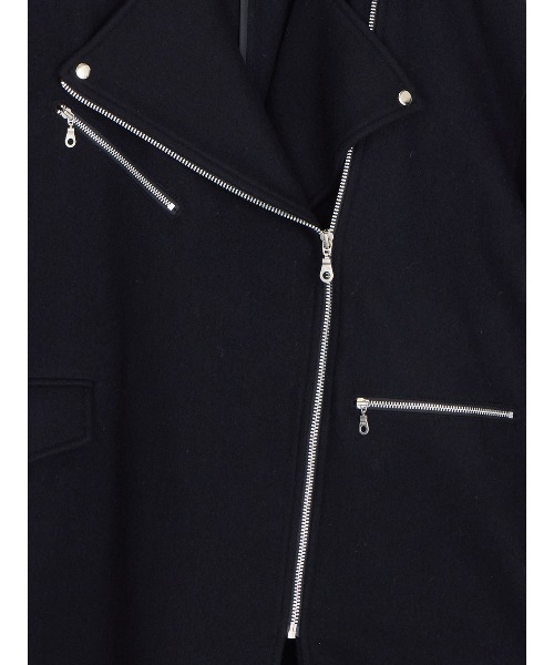 Ameri（アメリ）の「WOOL RIDERS COAT（ピーコート・レディース・アイボリー/ブラック・FREE）」の15枚目の写真